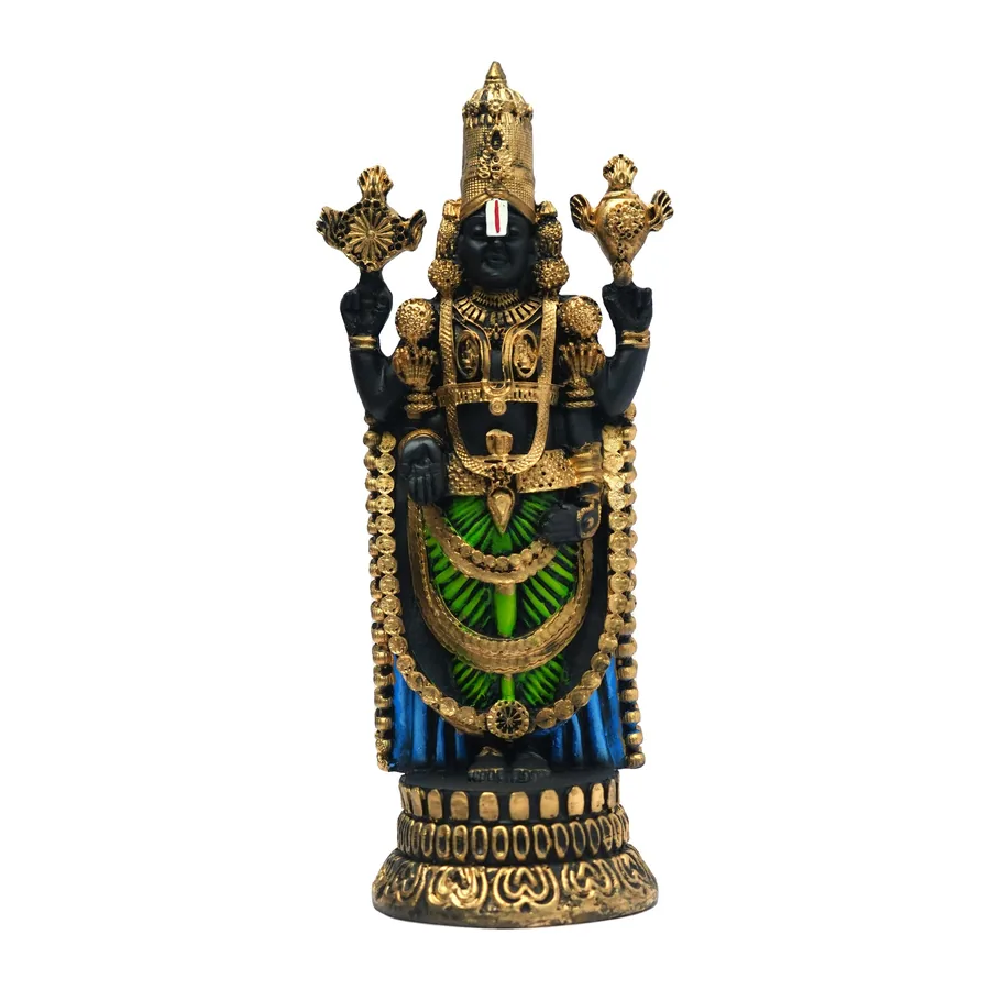 Balaji Idol, Gold and Black
