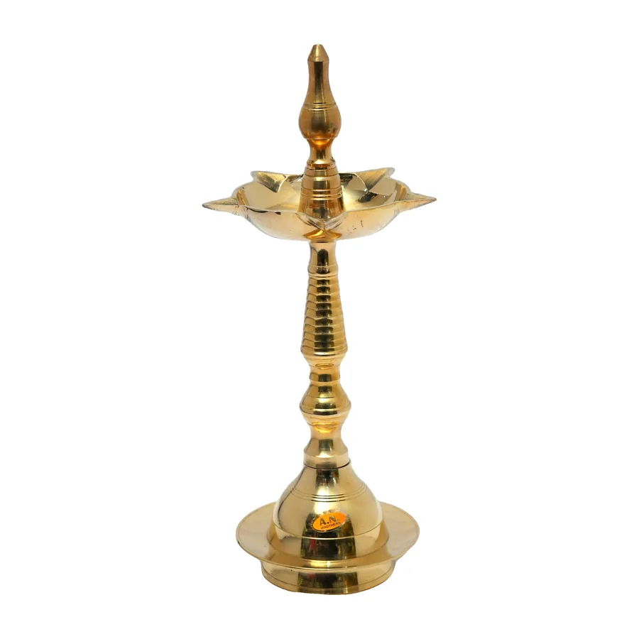 Brass Deepam Stand, Tall
