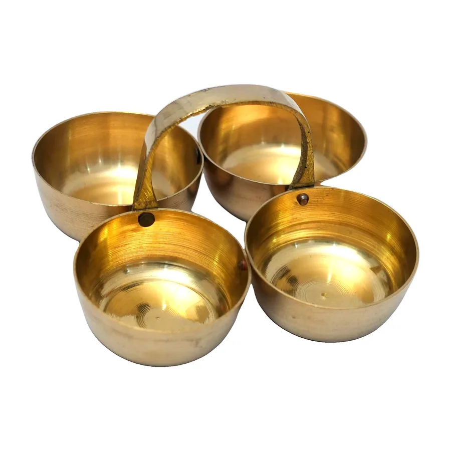 Brass Four-Bowl Set