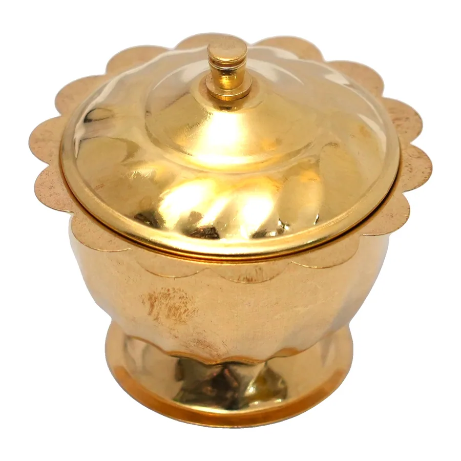 Brass Lidded Bowl