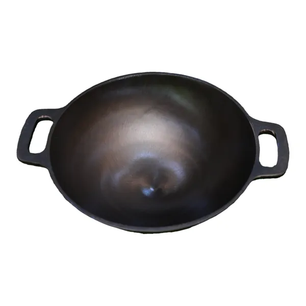 Iron Wok with Two Handles