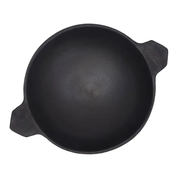 Deep Iron Kadai with Two Ear Handles
