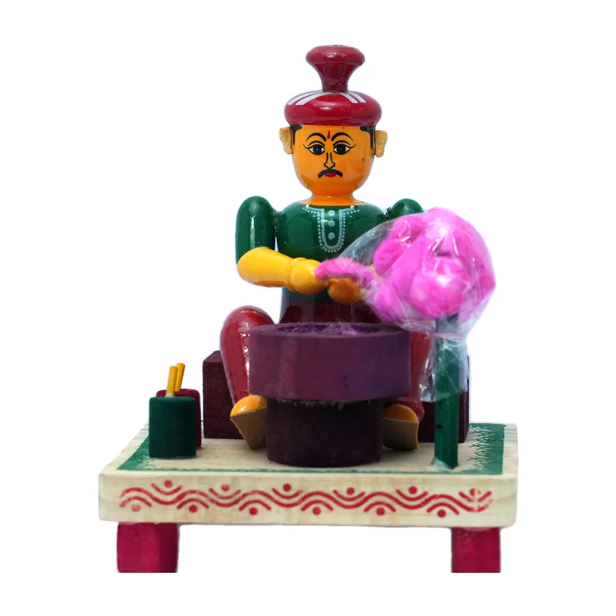 Kondapalli Cotton Candy Seller Doll