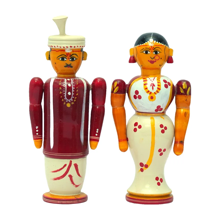 Kondapalli Couple Dolls