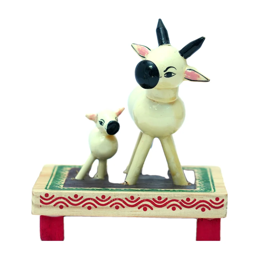 Kondapalli Cow and Calf Doll