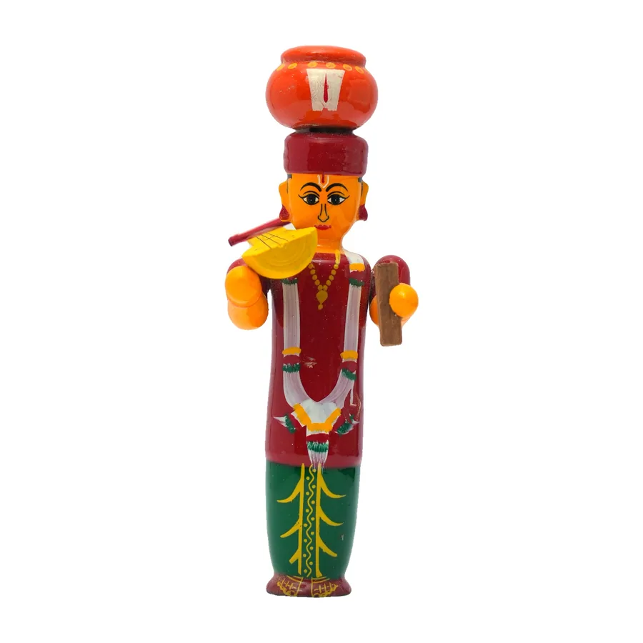 Kondapalli Flute Player with Pot on Head