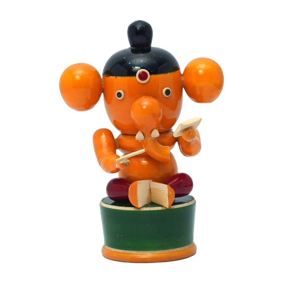 Kondapalli Ganesha Doll on Round Base