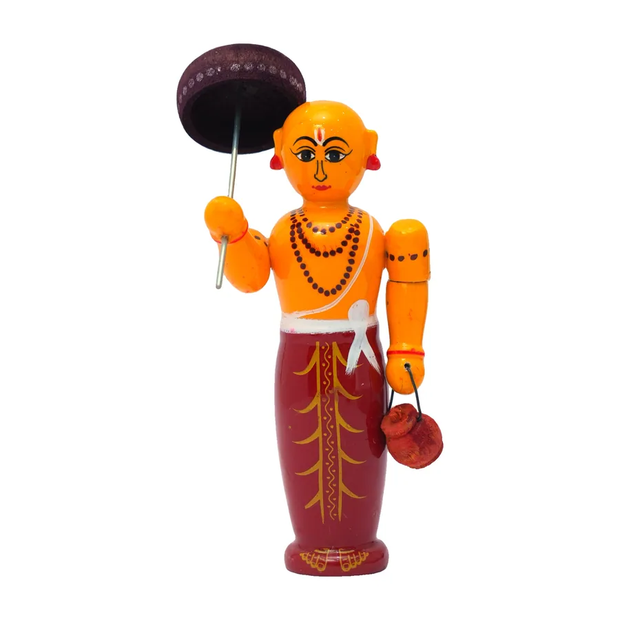 Kondapalli Man with Umbrella Doll