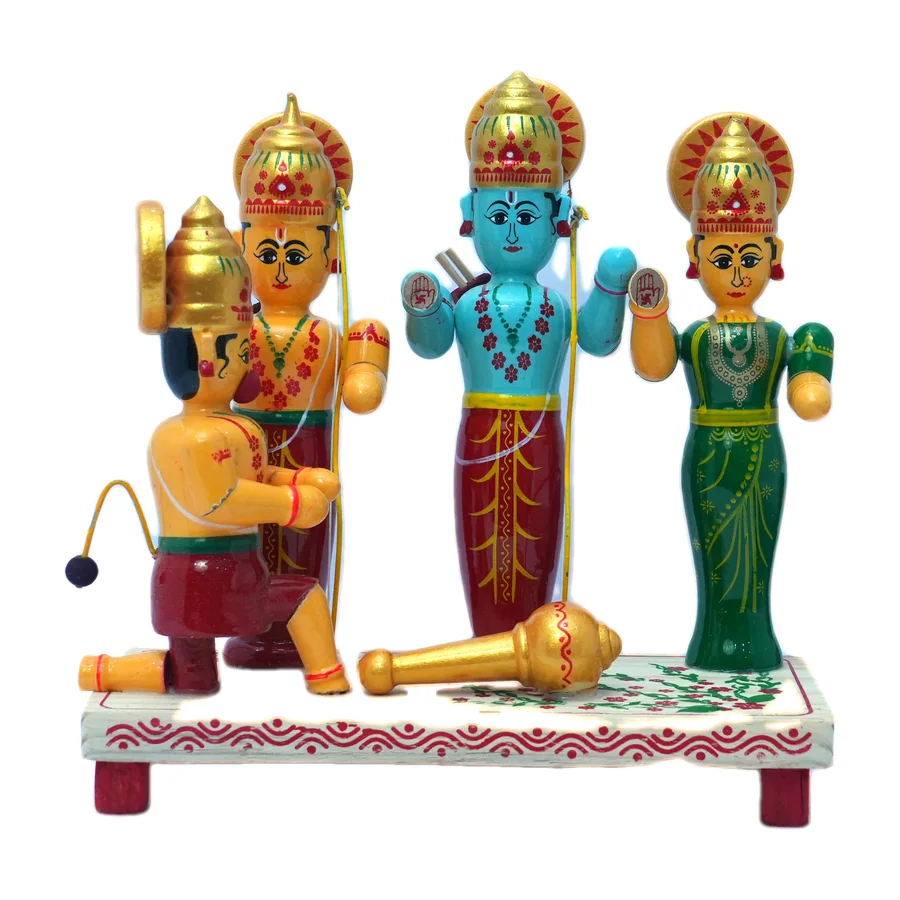 Kondapalli Rama, Sita and Hanuman Set