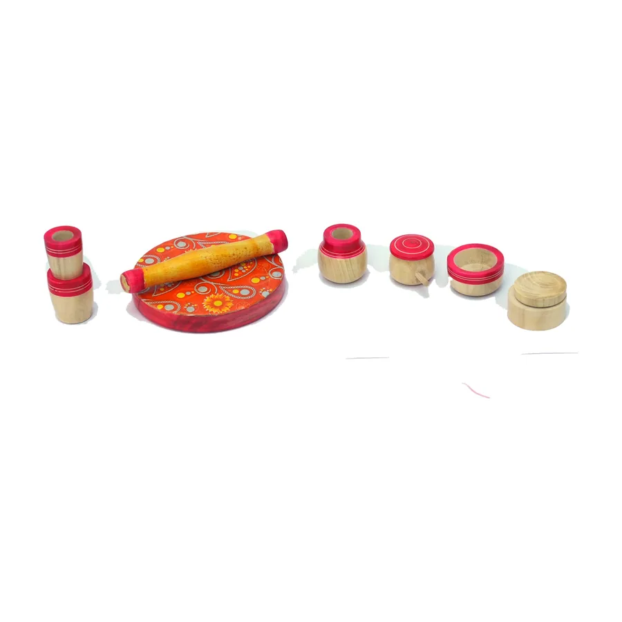 Kondapalli Rolling Board and Jars Set