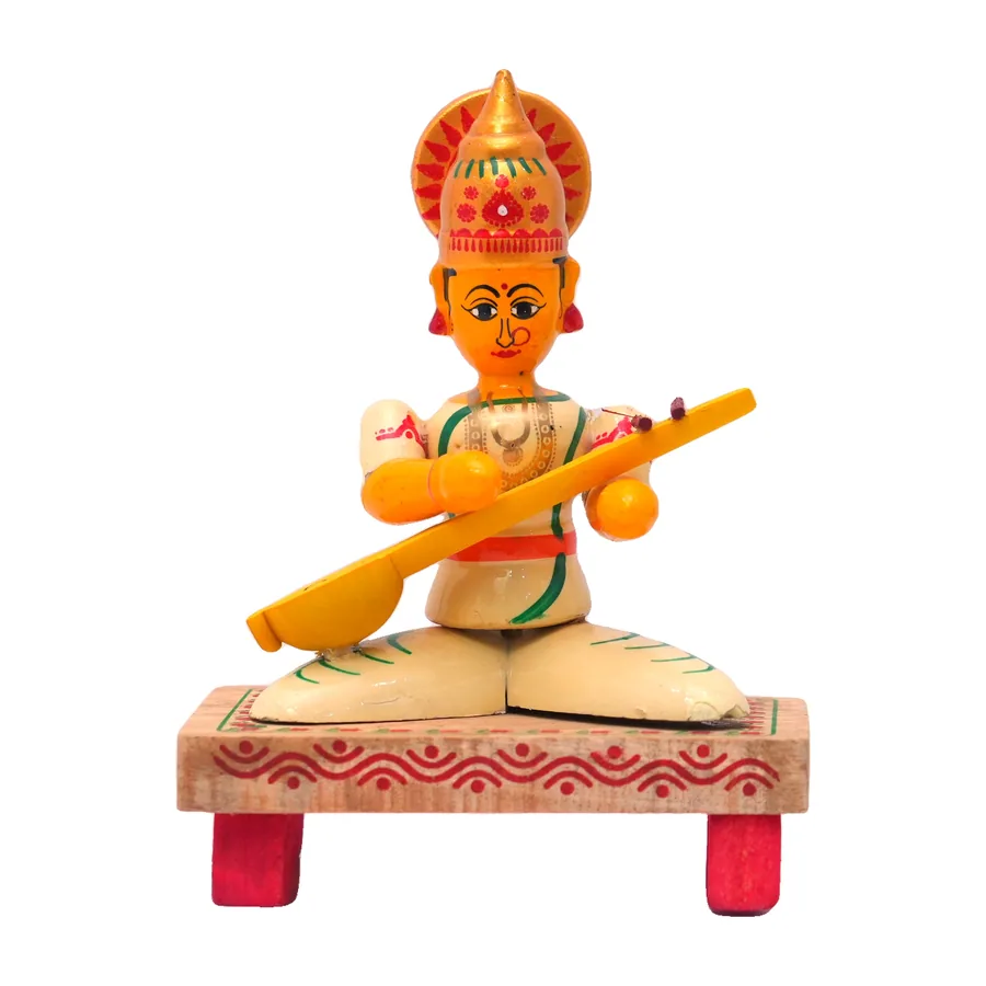 Kondapalli Saraswati Doll with Veena