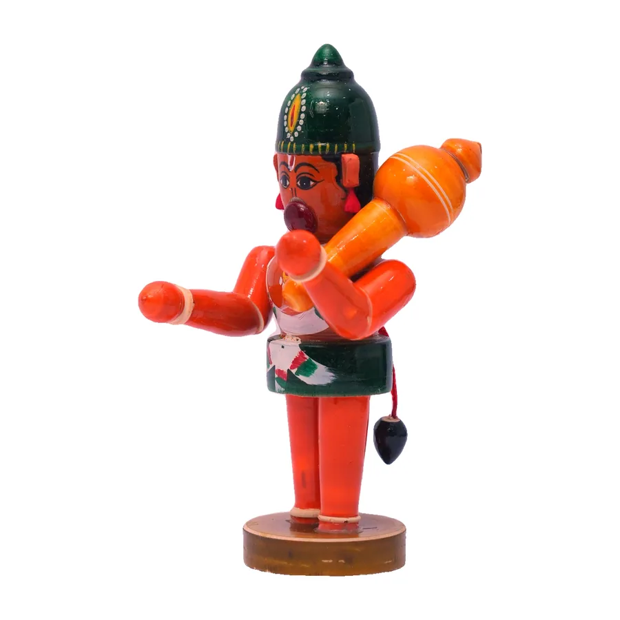 Kondapalli Warrior Doll with Mace