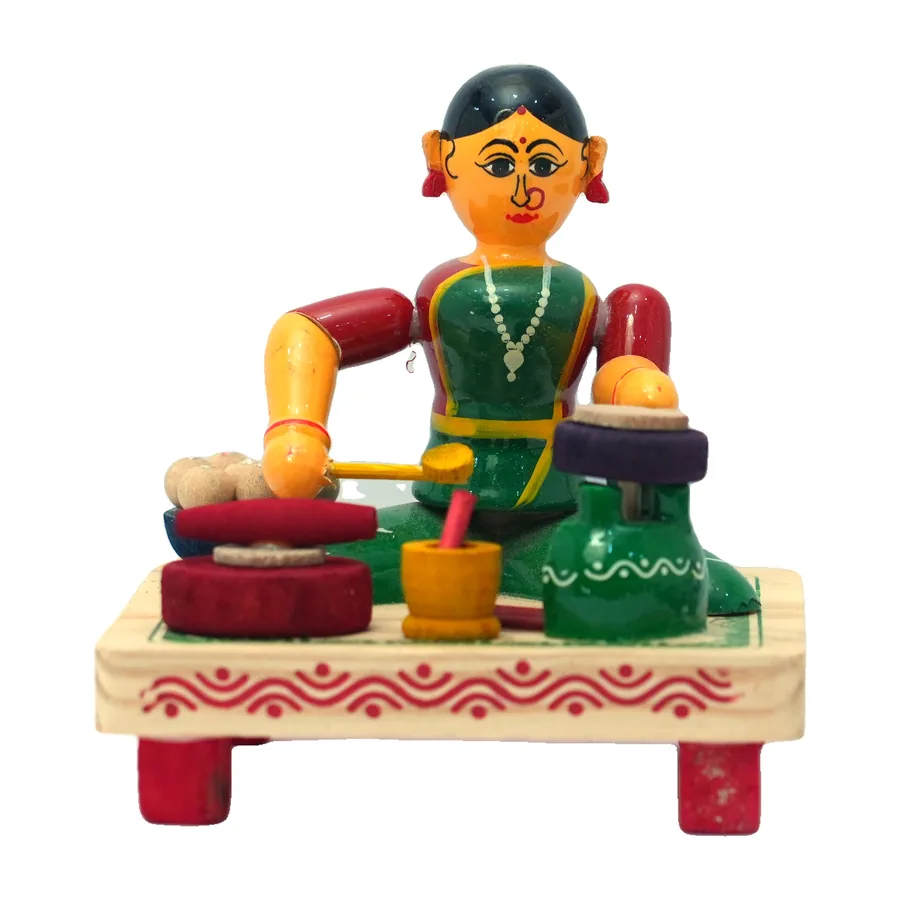 Kondapalli Woman Cooking Set