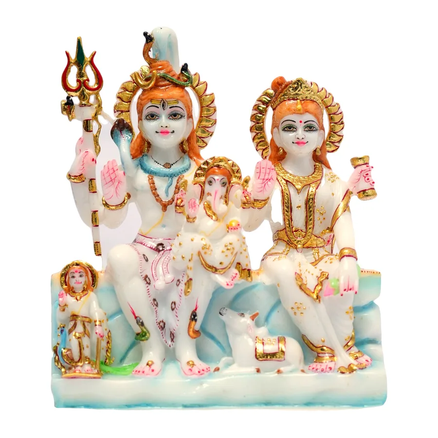 Shiva Parivar Idol, Marble