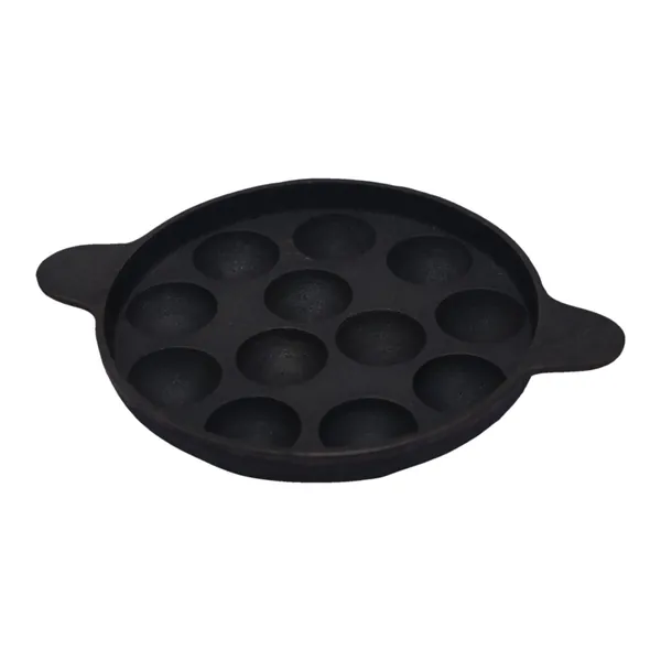Iron Paniyaram Pan, 12 Cavity