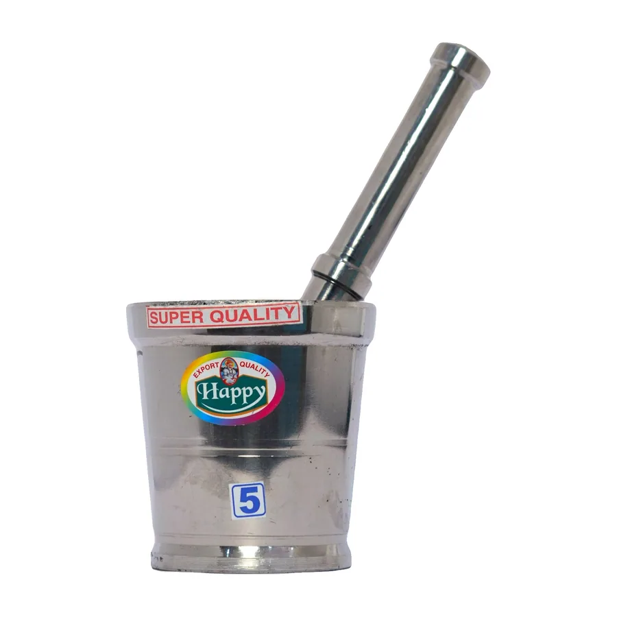 Steel Mortar and Pestle, Happy No. 5