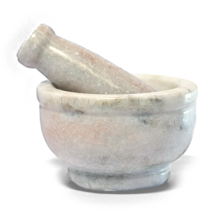 Marble Bowl Mortar & Pestle