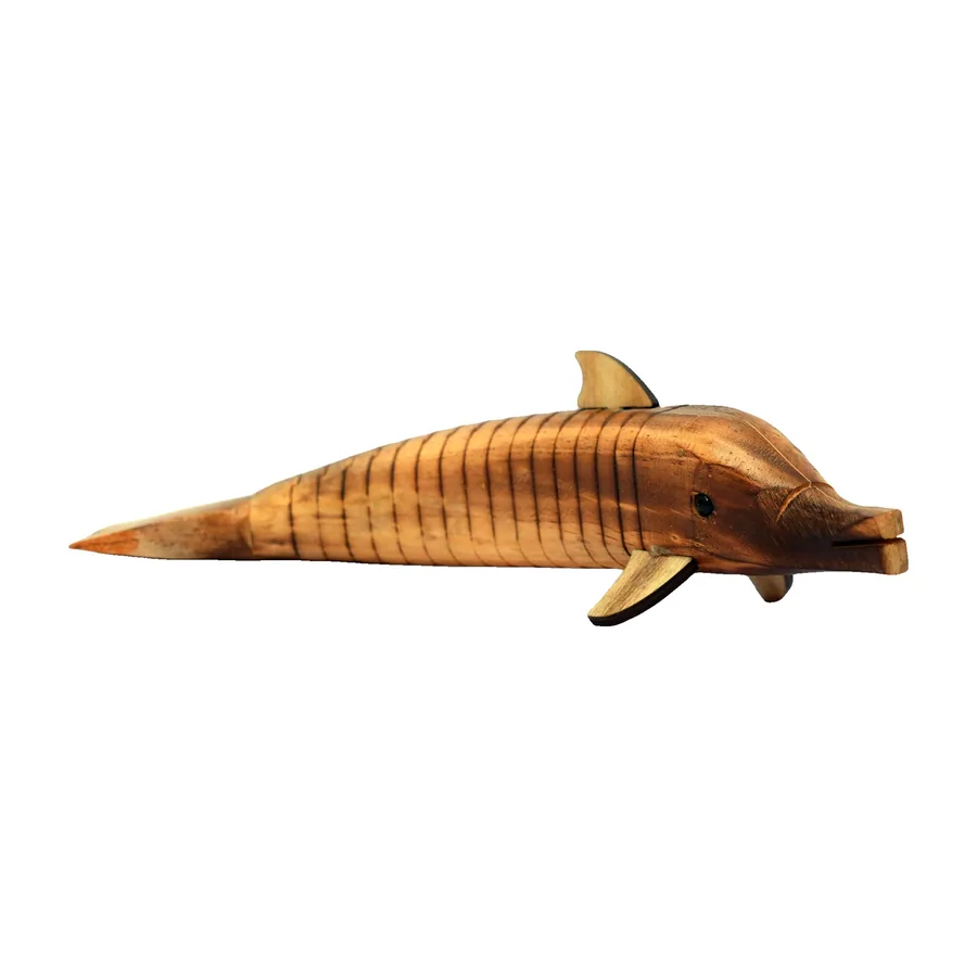 Wooden Dolphin, Carved