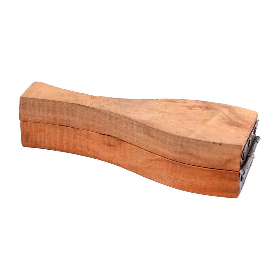 Wooden Fish-Shape Hinged Press