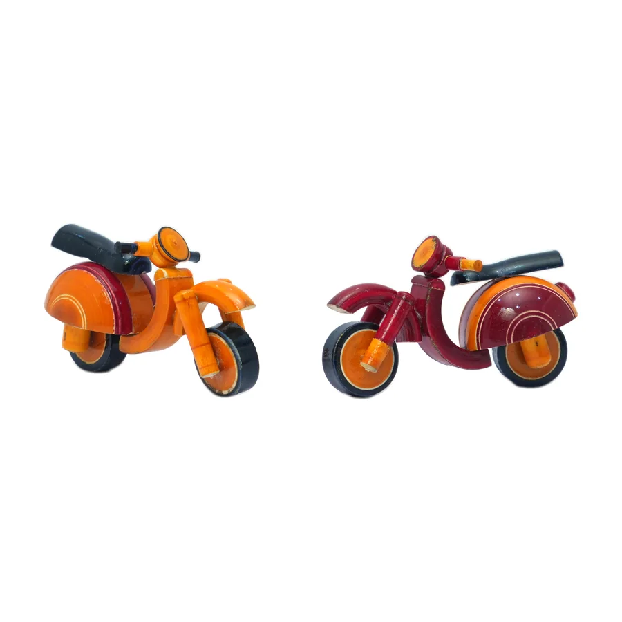 Painted Wooden Scooter